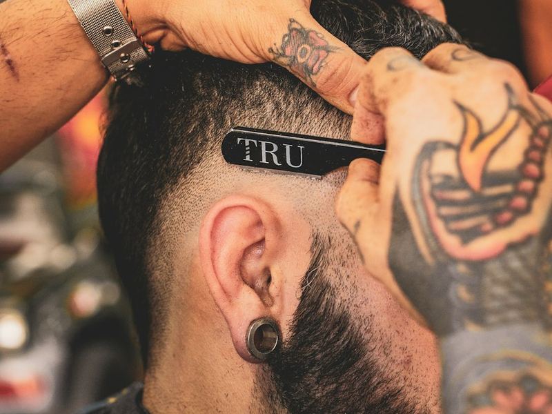 Detailed fade with design