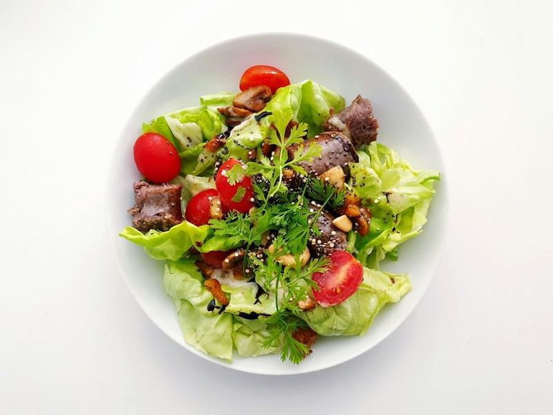 Fresh green salad