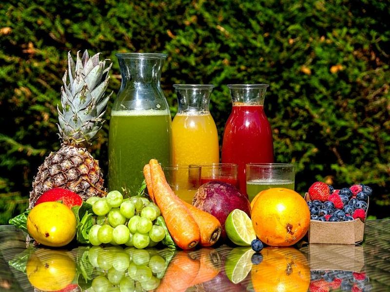 Fresh pressed juices